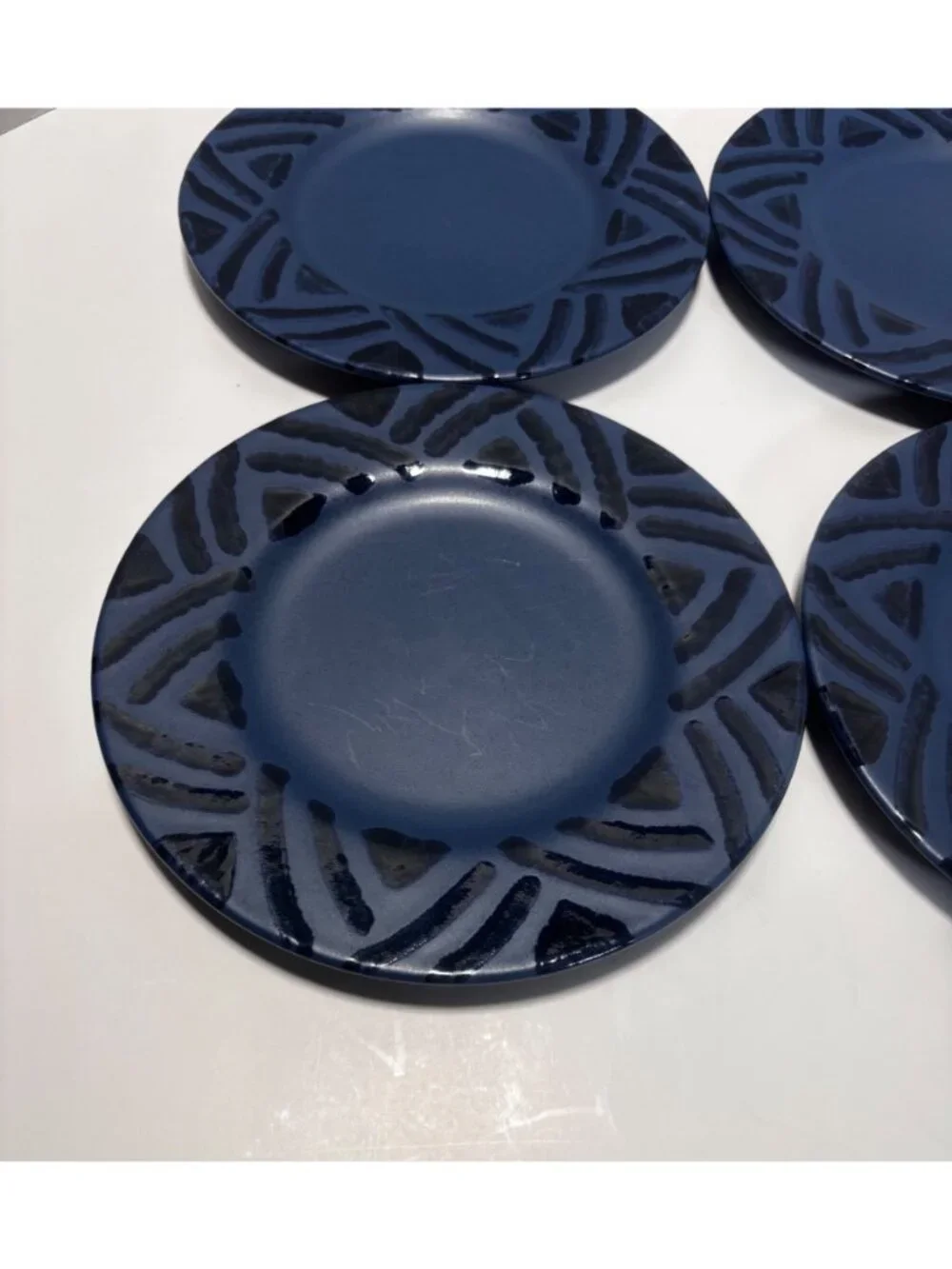 Pfaltzgraff Morning Light Stoneware Salad Plates Set Of 4 VTG 90s Made In USA